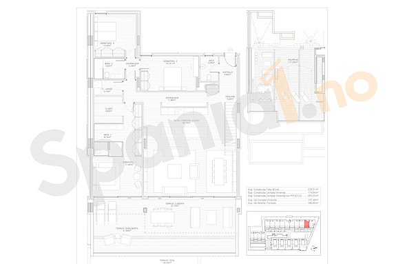 Plantegning penthouse leilighet