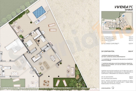 Plantegning terrasse