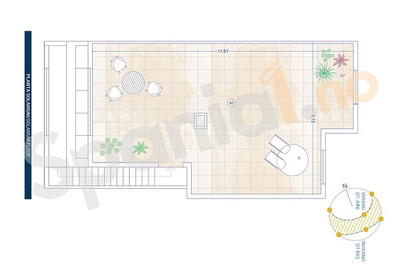 Plantegning takterrasse