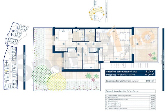 Plantegning leilighet med 3 soverom
