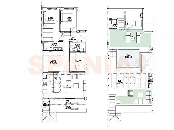 Penthouse -Plantegning