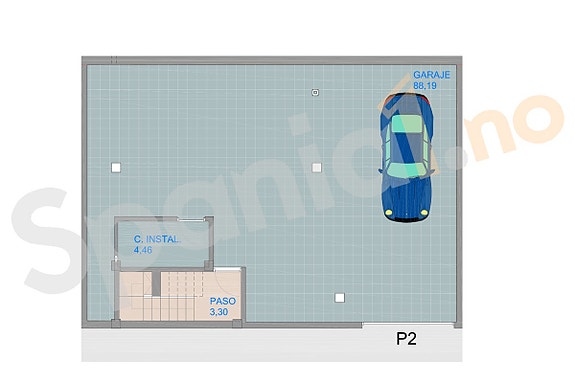 Plantegning underetasje/garasje