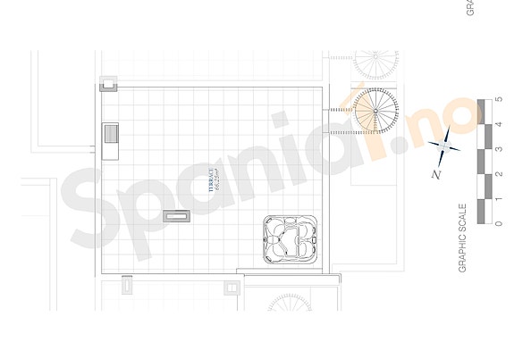 Plantegning takterrasse