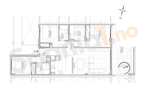 Plantegning leilighet