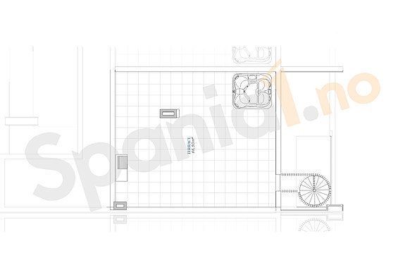 Plantegning takterrasse