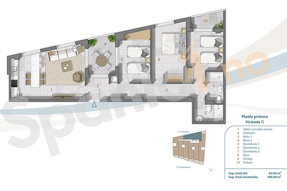 Plantegning leilighet