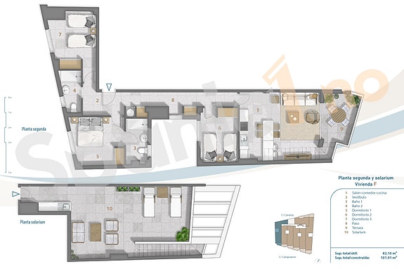 Plantegning leilighet