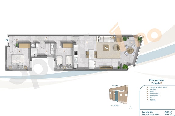 Plantegning leilighet