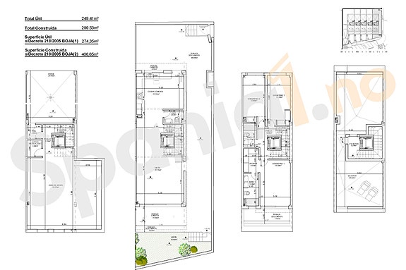 Plantegning rekkehus med hjørnetomt