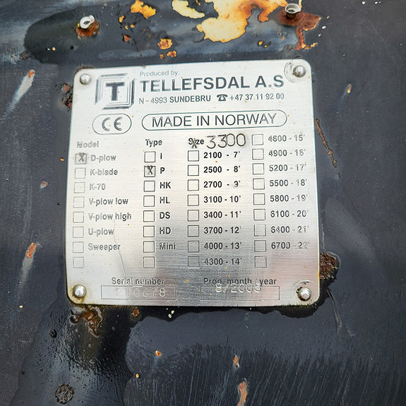 Tellefsdal DP3300 2005, kr 35 000,-