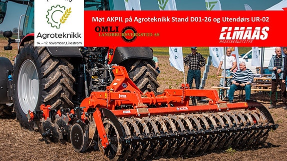 Akpil Gepard Skålharv 2,5m 2025, 109 000 kr
