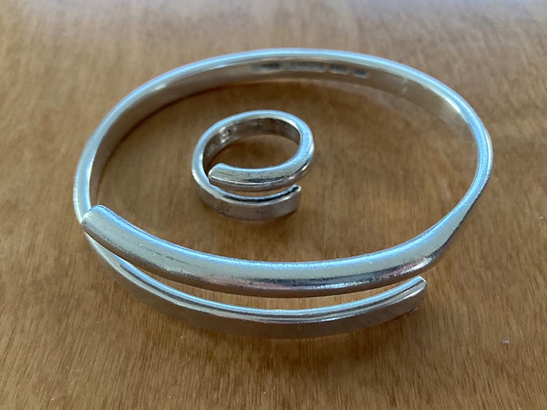 HEIRING: Armring + ring (925 s)