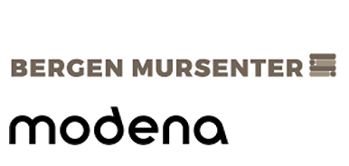 Modena Fliser AS og Bergen Mursenter AS logo