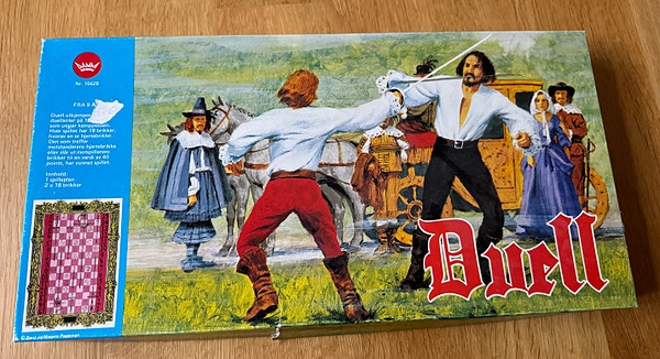 Duell - vintage brettspill