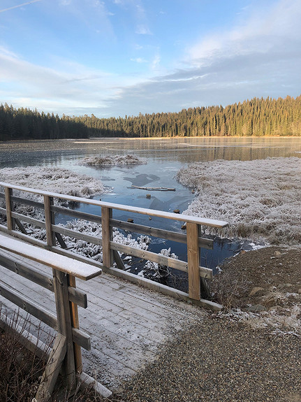 Puttsjøen ligger bare noen kilometer fra hyttefeltet