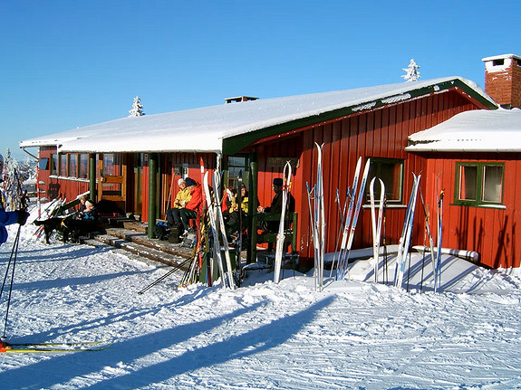 Det er flere serveringshytter som er fine turmål
Foto: Odd Lindstad