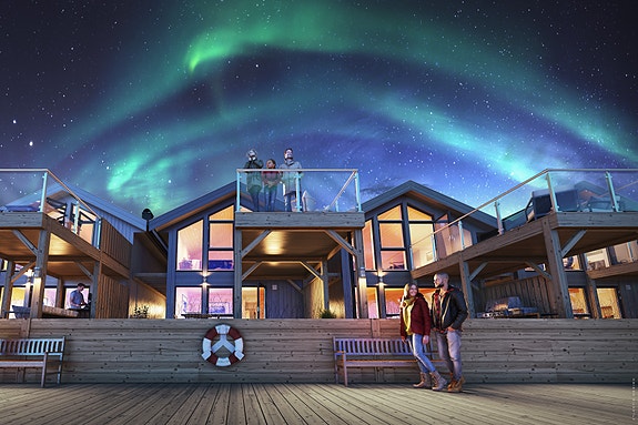 Nordlyset er ofte å se på Sommarøy og Hillesøy