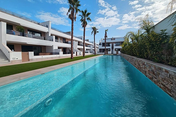 Fellesområde med basseng