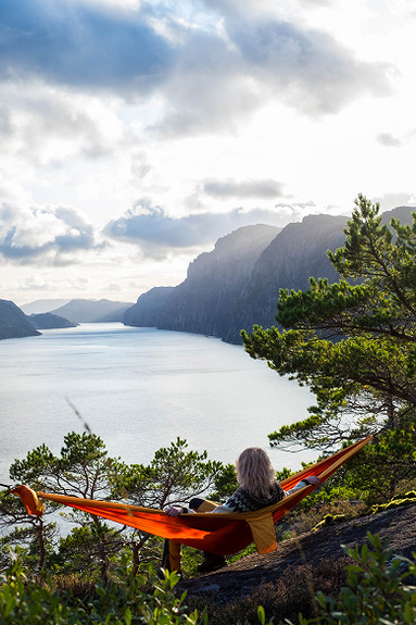 Vi jobber for at flere skal oppleve den vakre naturen i regionen. 
Foto: John Petter Nordbø