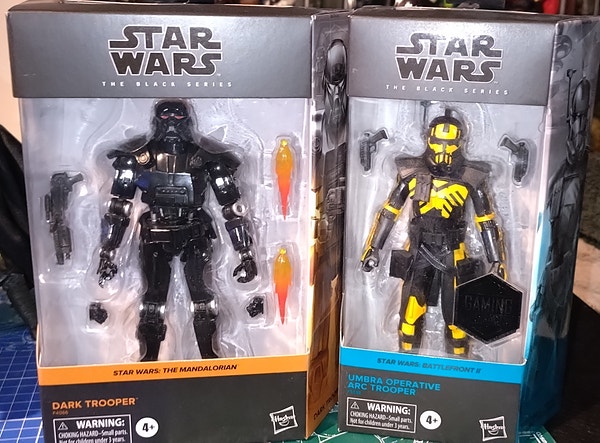 Star Wars/Black Series Helt Ny 2 Pack Exlusive Arc Trooper Og Dark Trooper