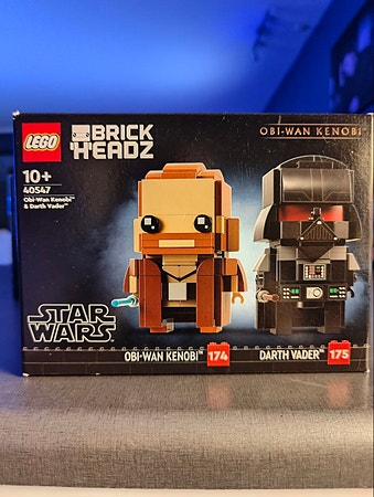 New LEGO Brickheadz 40547 Star Wars Obi-Wan Kenobi + Darth Vader