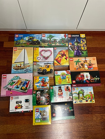 Lego mange forskjellige sett