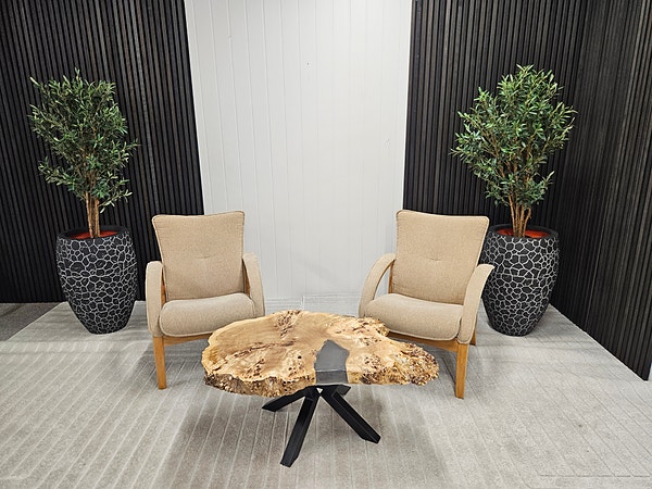 Unikt håndlaget sofabord