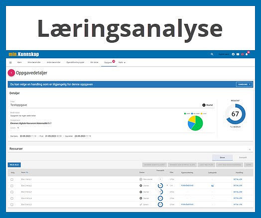 Alt lagres og gir lærer og elev analyse av arbeid