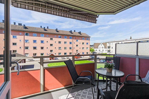 Solrik balkong.