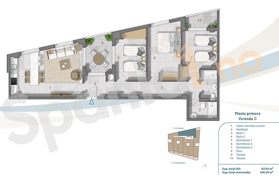 Plantegning leilighet