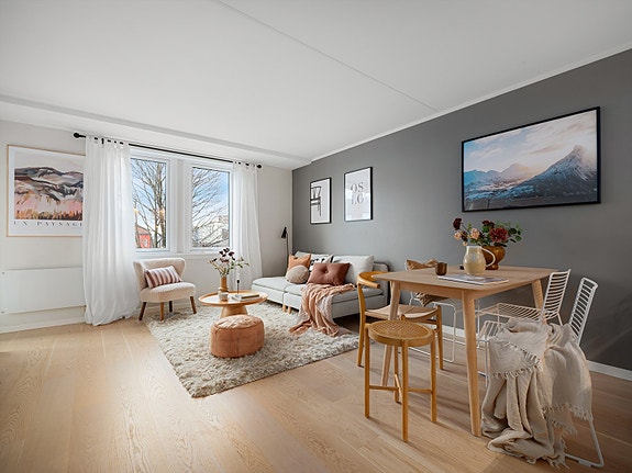 Velkommen hjem til denne koselige leiligheten i Schweigaards gate 63!