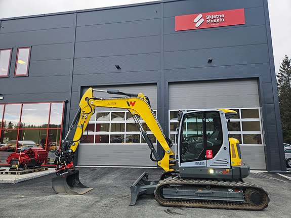 Wacker Neuson EZ80 ca 9 tonns gravemaskin korthekk.