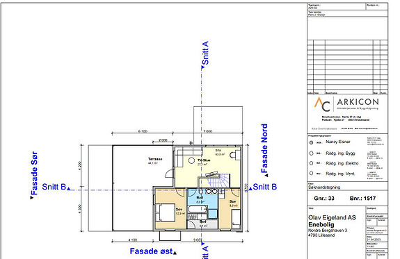 Plan 2 etg (kan fravike fra ferdig bygg)