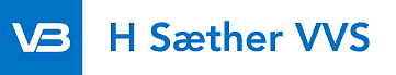 H Sæther VVS as logo
