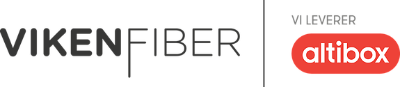 VIKEN FIBER AS logo