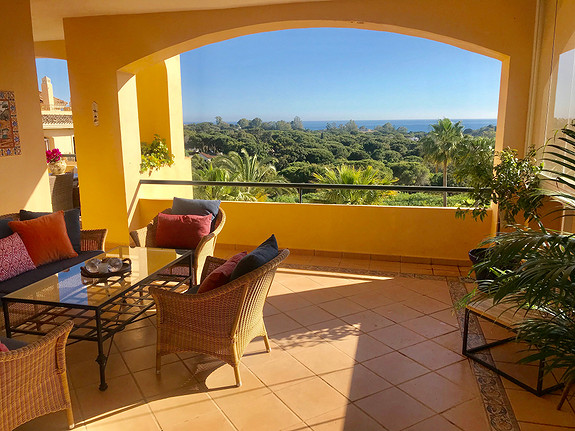 Marbella - Hacienda Elviria - 4 roms leilighet - 3 sov og 3 bad - utsikt