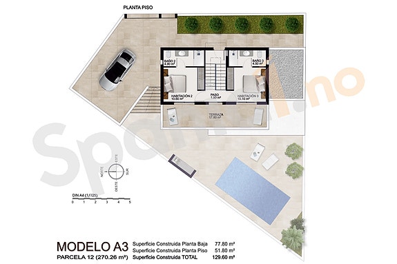 Plantegning av huset