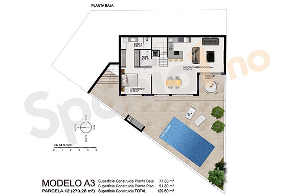 Plantegning av huset