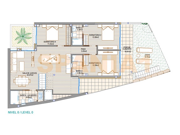 Plantegning - Bakkeplan (1.etg)