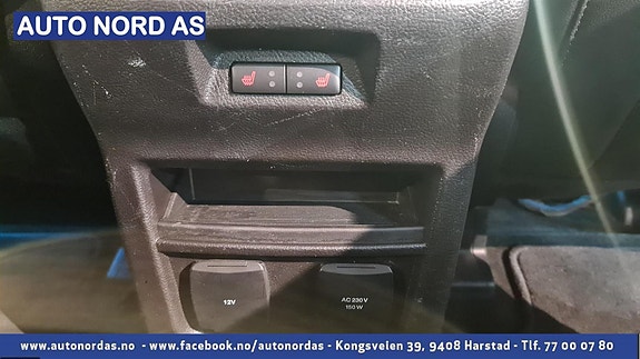  Varmeseter bak og 12v uttak
