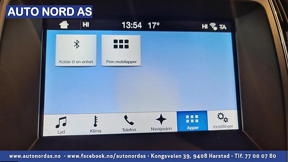  Tilkobling for telefon