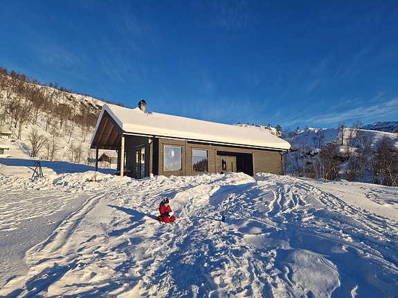 Flott hytte på Kvamskogen