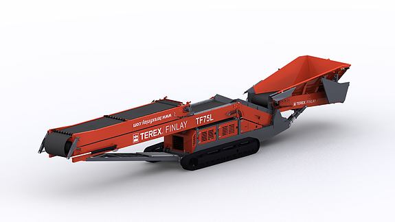 TerexFinlay TR75LL Stacker 23m med stor mater - PÅ LAGER - SALG/LEIE