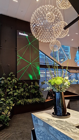 Deloitte inngangsparti Barcode