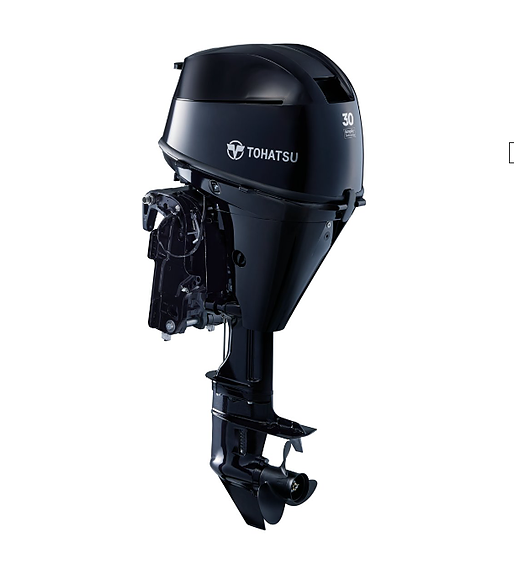 Tohatsu 30 EPTL Sort og hvit! - Lang, el.start, trim/tilt, fjernkontroll