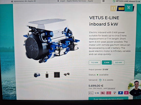 Elektrisk motor tilsalgs 5 of 5