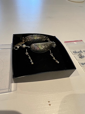 Sølvarmbånd av vintage sukkerskje