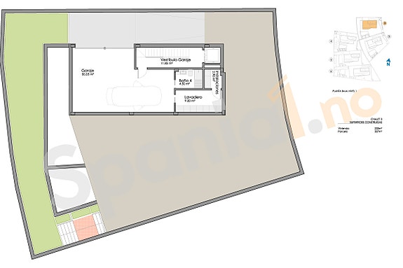 Plantegning underetasje/garasje