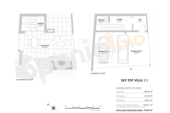 Plantegning bolig med 3 soverom