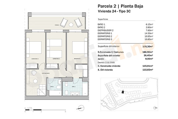 Plantegning villa 24